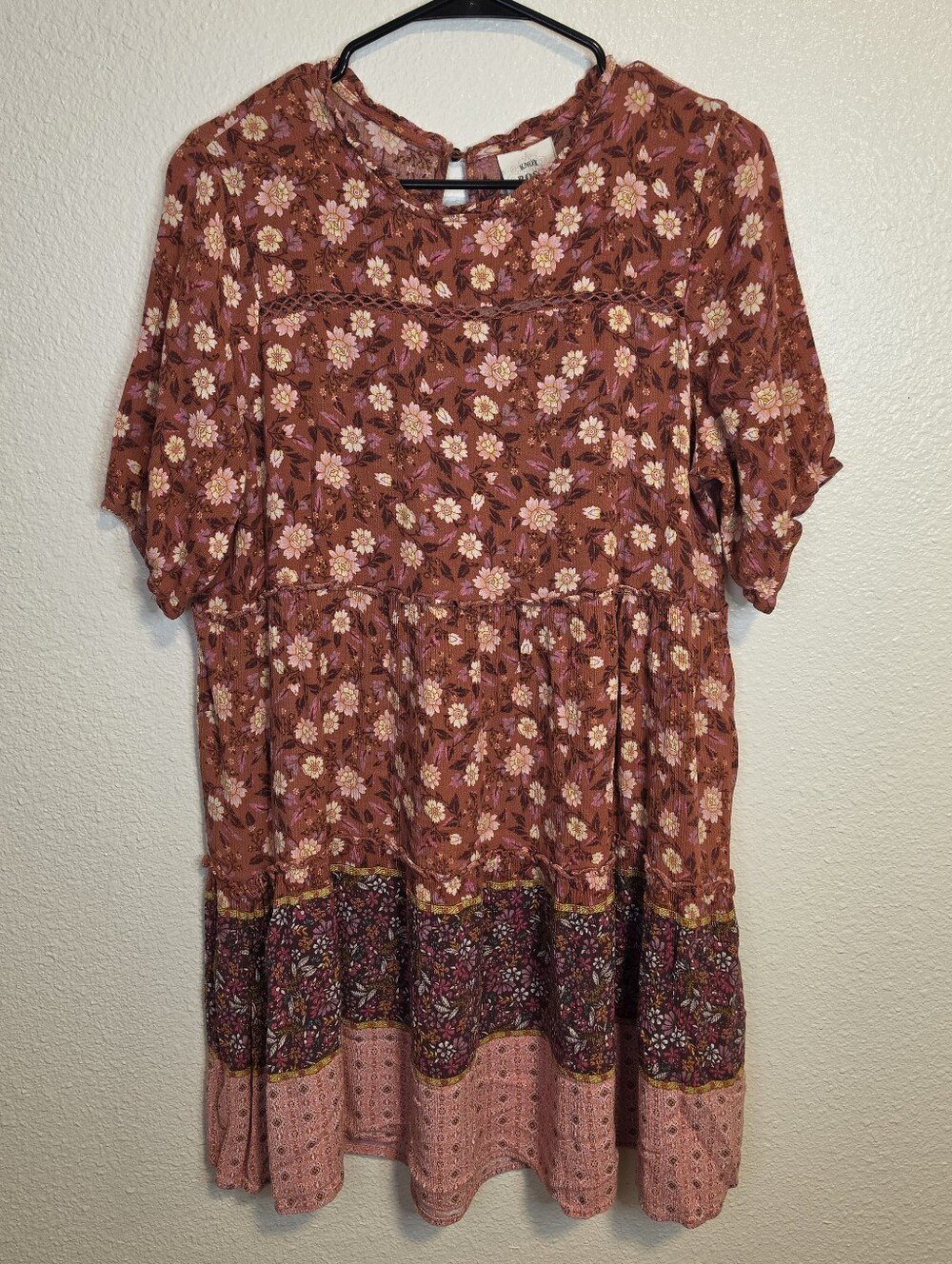 Knox Rose Floral Tiered Mini Dress